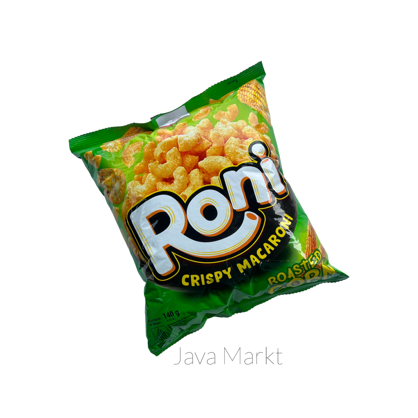 Nesia Food RONI Crispy Macaroni mit geröstetem Mais, knusprige Vorspeise und Snack, in einer Schüssel serviert
