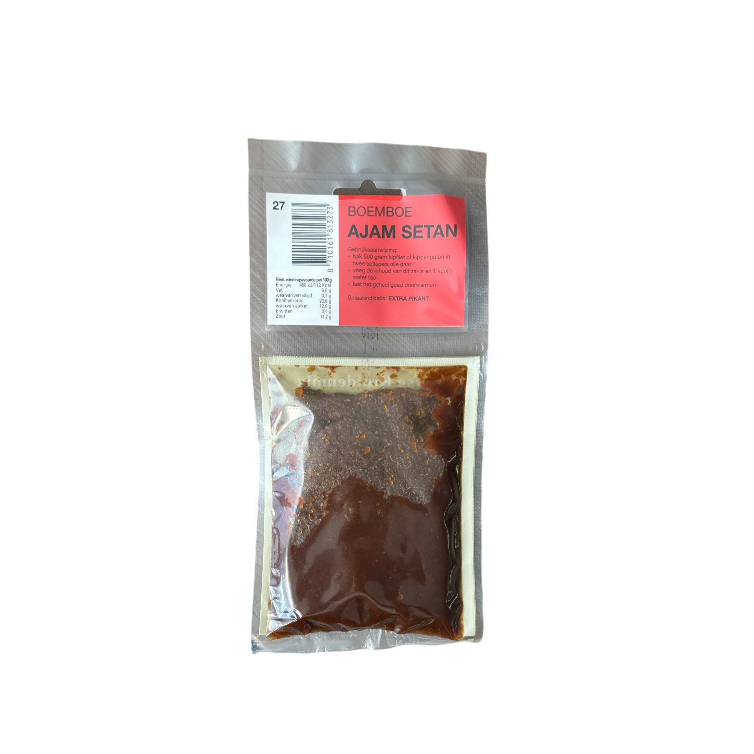 Vanka Kawat Kräuter- und Gewürzmischung Sari Rasa Bumbu Ayam Setan in einer Packung, mit Kräutern und Gewürzen sichtbar