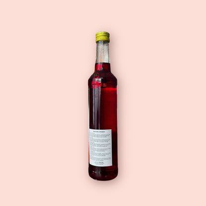 Marjan Boudoin Sirup Rasa Stroberi in Flasche, Getränke und Milchmischgetränke von Nesia Food, nahe Ansicht der Flasche
