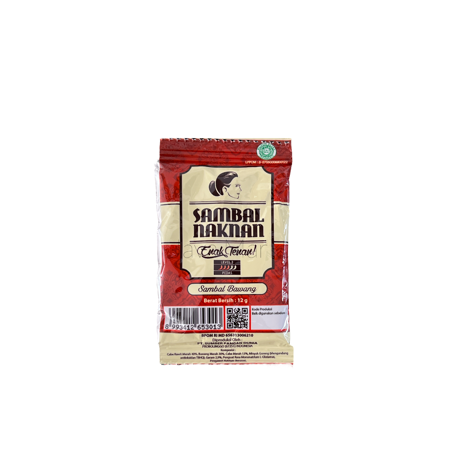Sambal Naknan Level 3 - Sachet - Java Markt