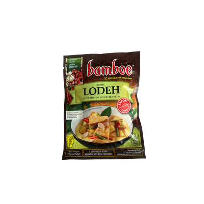 Bamboe Bumbu Lodeh Gewürzmischung in Packung, Kräuter und Gewürze von Oriental Merchant, für asiatische Gerichte