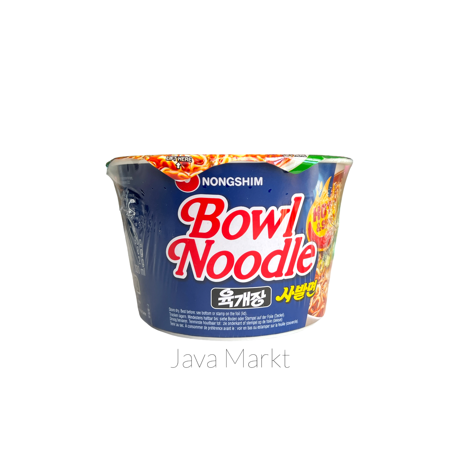 Nong Shim Instant Bowl Noodle Hot & Spicy - Java Markt