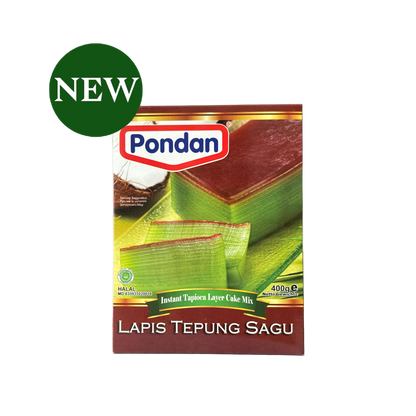 Vanka Kawat Pondan Lapis Tepung Sagu Backmischung, fein gemahlene Sago-Backmischung in Packung, für Kuchen und Desserts