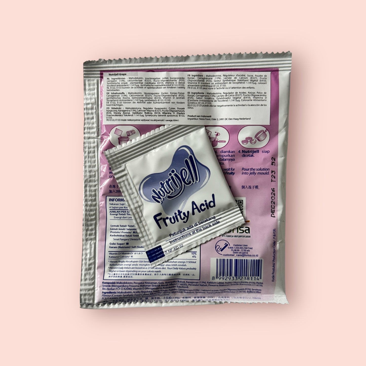Nutrijell Jelly Powder Rasa Anggur - Java Markt