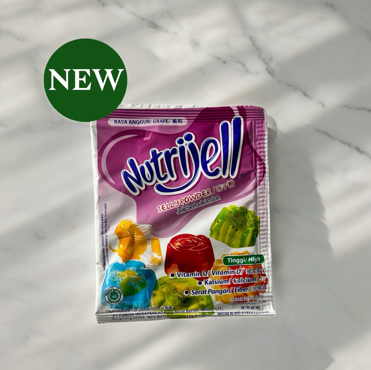 Nutrijell Jelly Powder Rasa Anggur - Java Markt