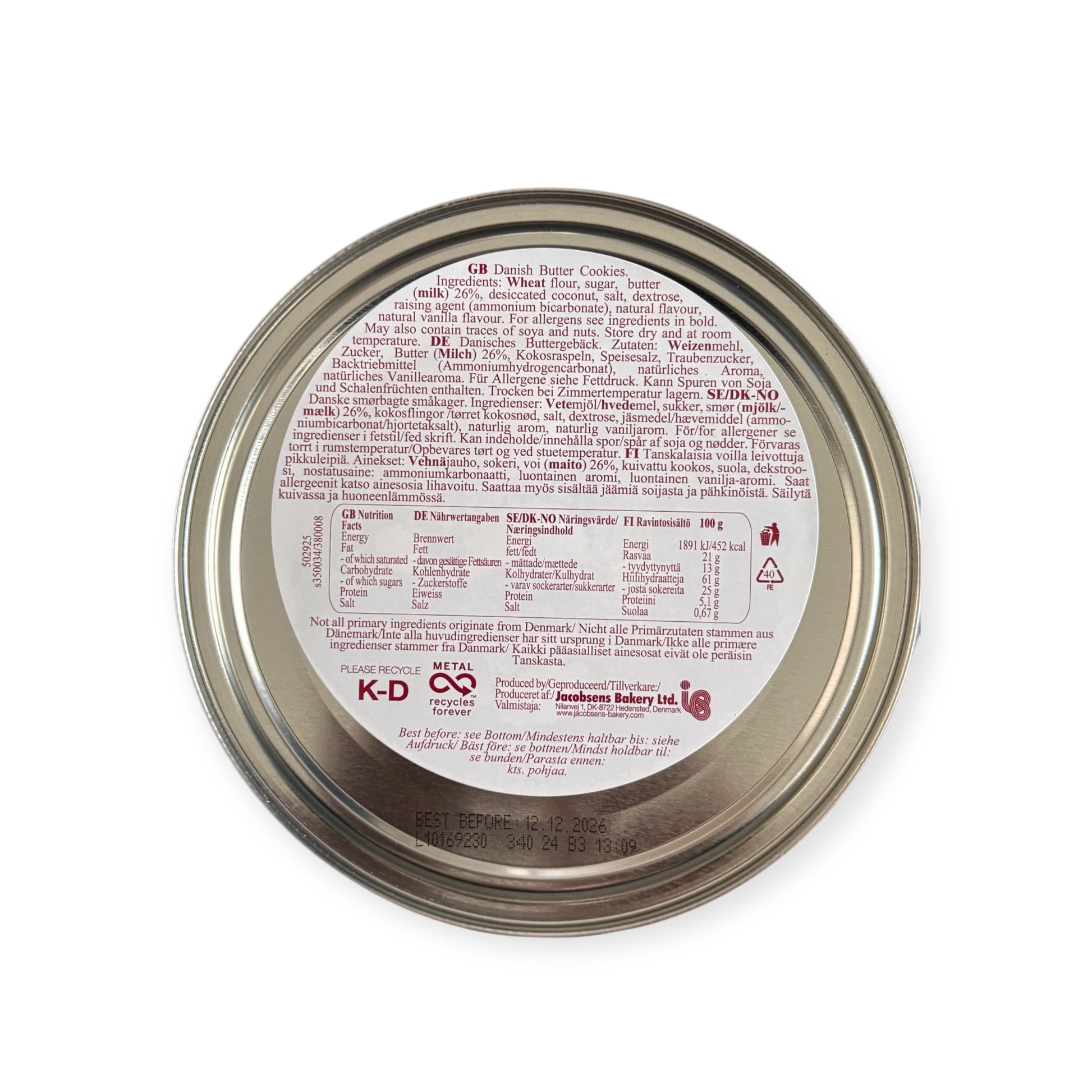 Nesia Butter Kekse von Won Copenhagen, goldbraune Butterkekse auf einem weißen Teller, frisch und knusprig.