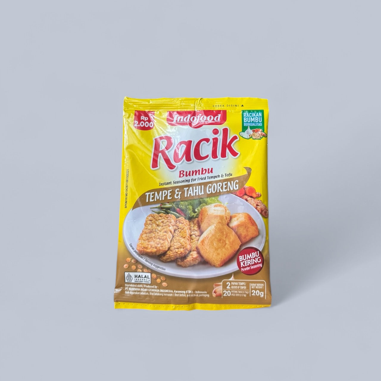 Nesia Racik Bumbu für Tempe und Tahu Goreng, Gewürzpulver in Packung, aromatisches Gewürz für indonesische Gerichte