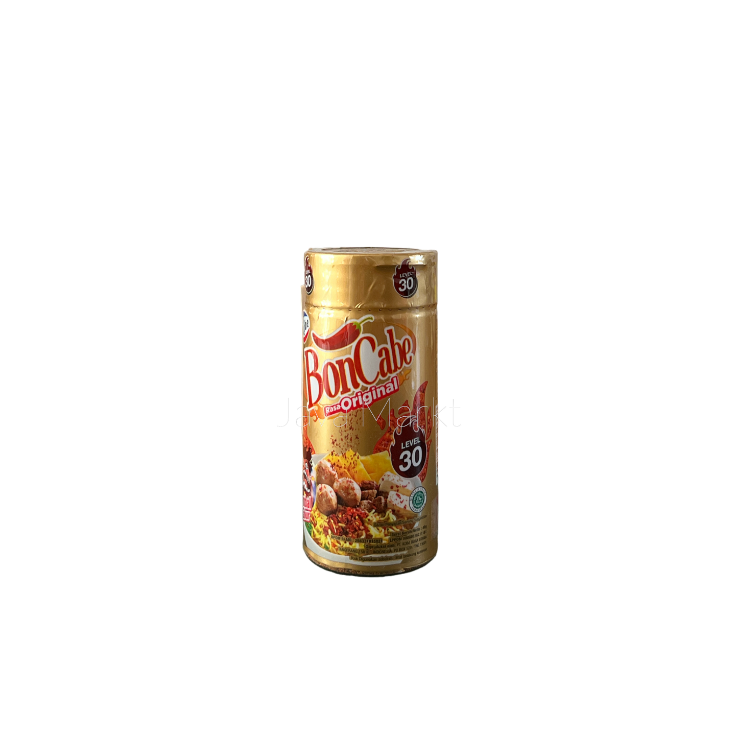 Kobe Boncabe Level 30 Kräuter und Gewürze von Nesia Food, Nahaufnahme der Gewürzmischung in einer Verpackung