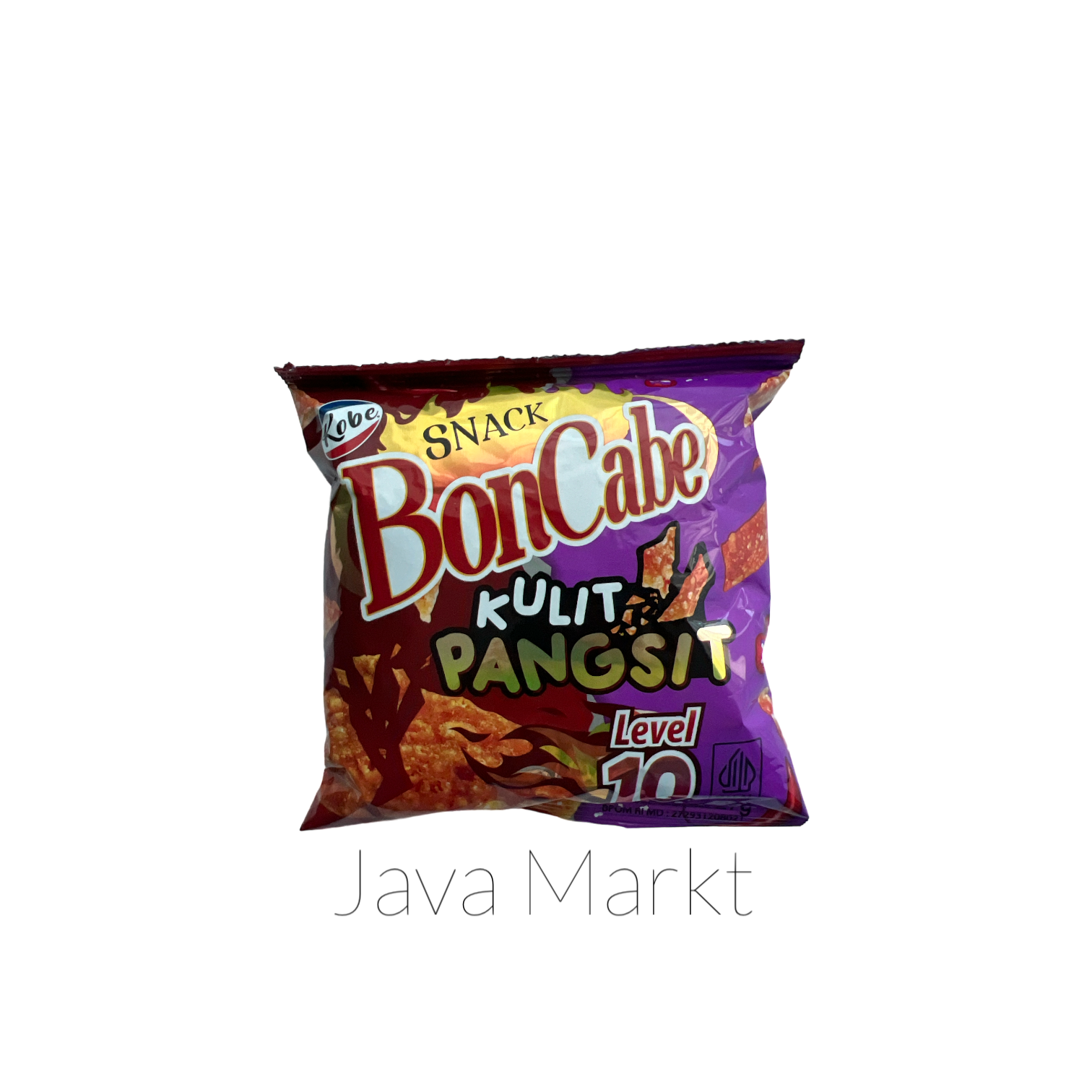 Vanka Kawat Snack Boncabe Kulit Pangsit Level 10, knusprige Vorspeisen und Snacks, frisch und appetitlich präsentiert