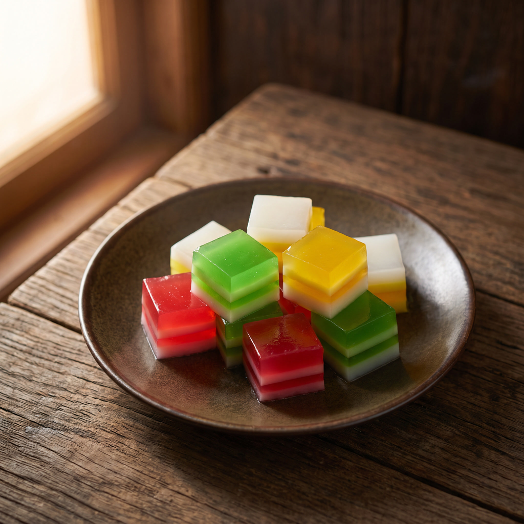 Serviervorschlag: Agar-Agar-Dessert