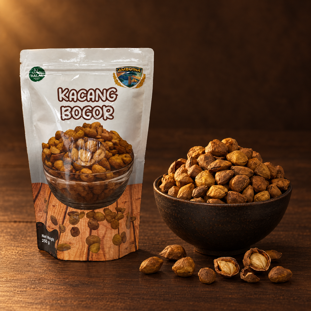 Kacang Bogor – Packung mit gerösteten Bogor-Nüssen