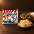 Emping Melinjo Mentah 1 kg – Packung mit Emping als Beilage zu Rendang