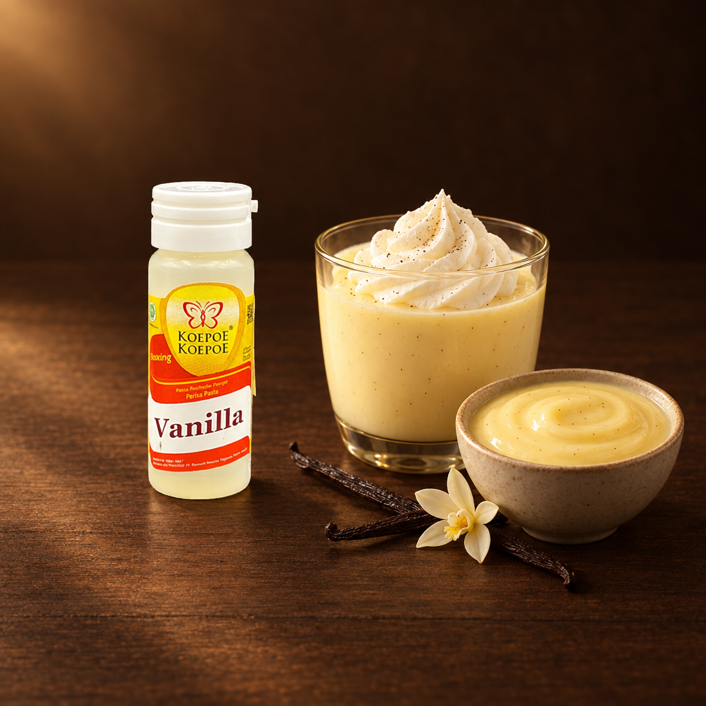 Koepoe Koepoe Vanilla Pasta 25ml – Fläschchen mit Vanillepudding
