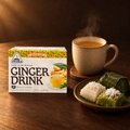 Intra Ginger Drink Extra Hot – Packung mit Ingwertee und Gebäck