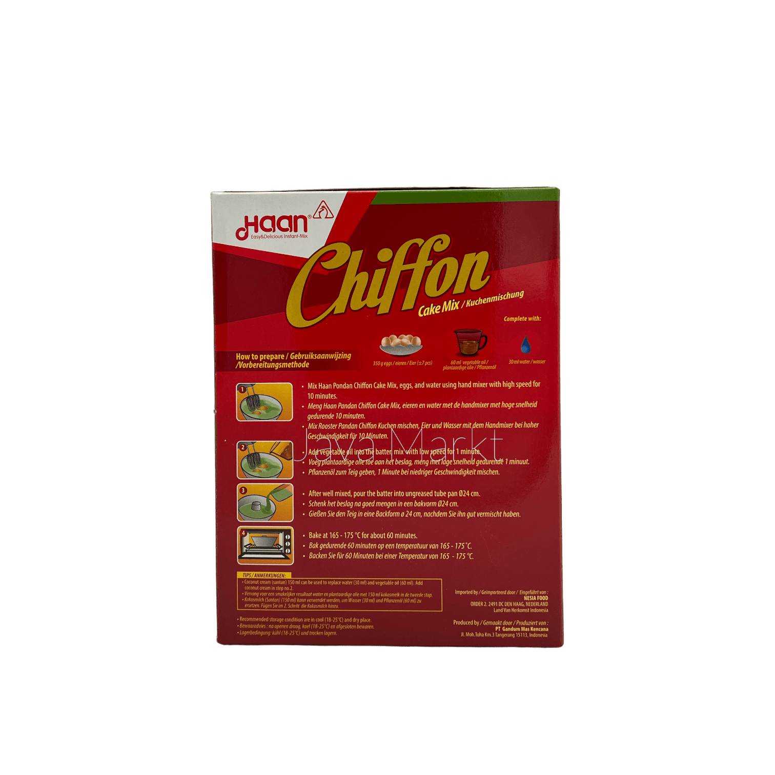 Ciffon Cake Mix - Haan - Java Markt