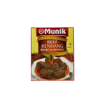 Nesia Munik Bumbu Rendang Gewürzpaste in einer Dose, traditionelle indonesische Gewürzpaste für Rendang Gerichte