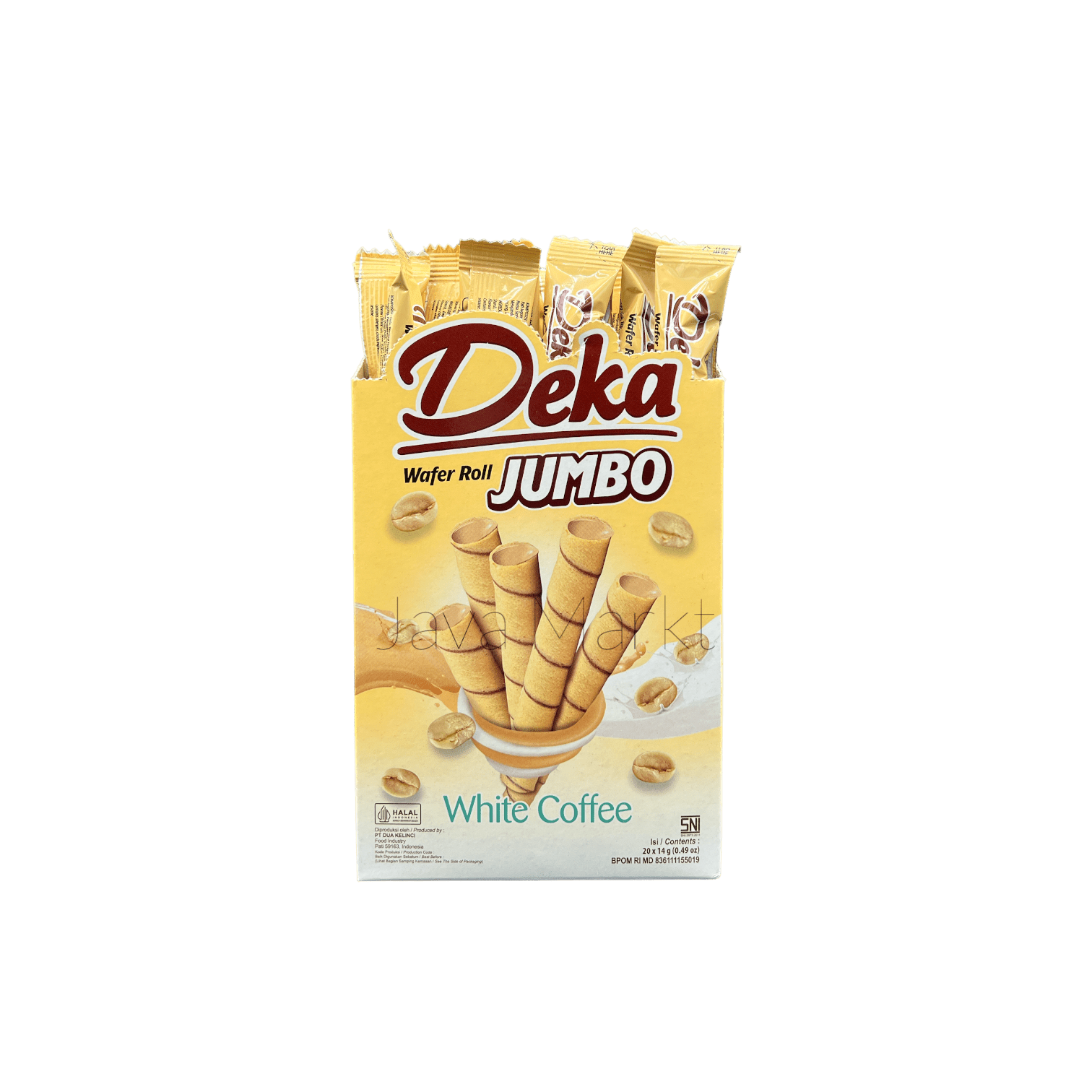 Deka Wafer Roll Jumbo - White Coffe - Java Markt