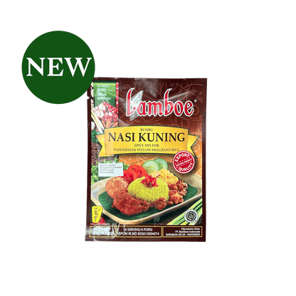 Bamboe Bumbu Nasi Kuning Gewürzpaste von Oriental Merchant in einer Dose, aromatische indonesische Gewürzpaste für Nasi Kuning