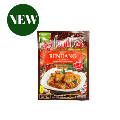 Bamboe Bumbu Rendang von Oriental Merchant, Kräuter und Gewürze für authentisches indonesisches Gericht, in einer Gewürzverpackung
