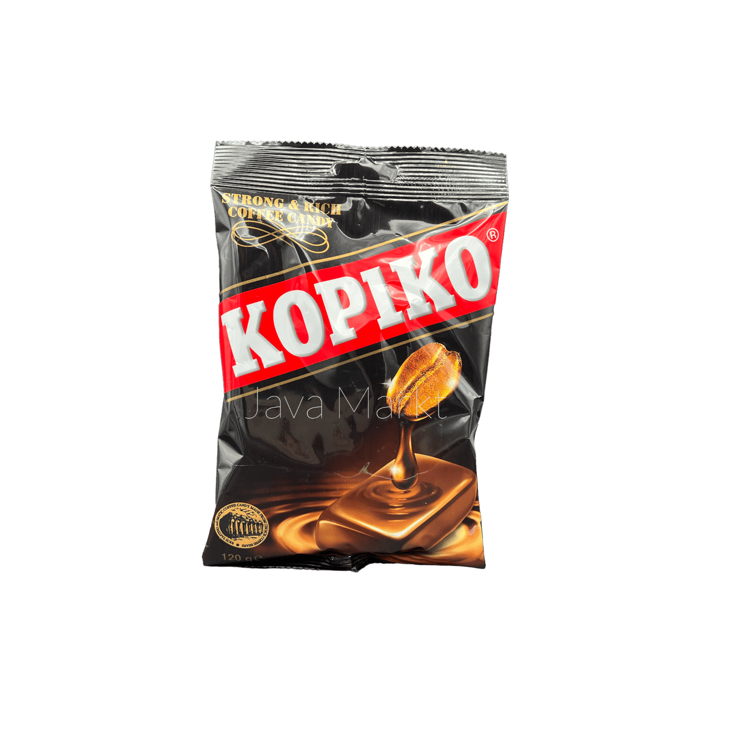 Bunte Kopiko Süßigkeiten in einer Packung, von Oriental Merchant, mit verschiedenen Frucht- und Karamellgeschmacksrichtungen