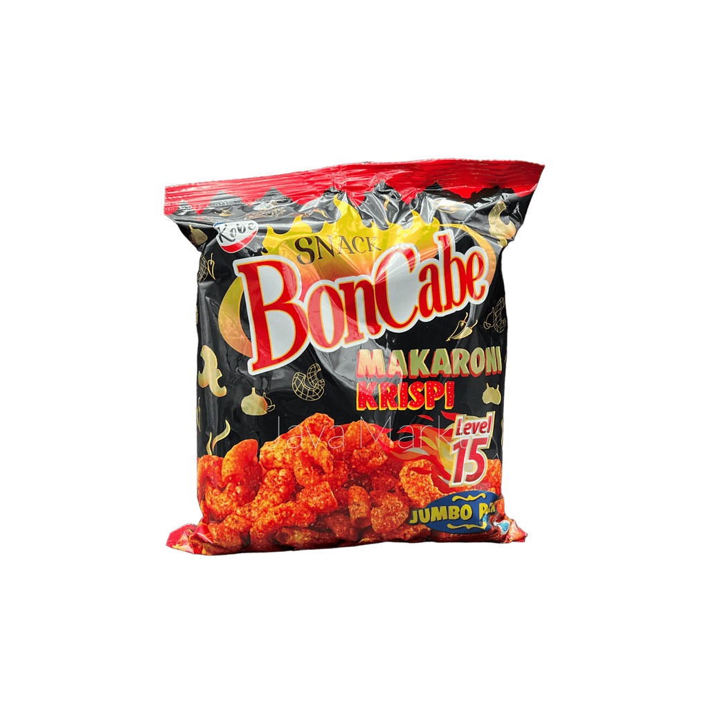 Vanka Kawat BonCabe Makaroni Crispy Snack Level 15, knusprige Chili-Makkaroni in Packung